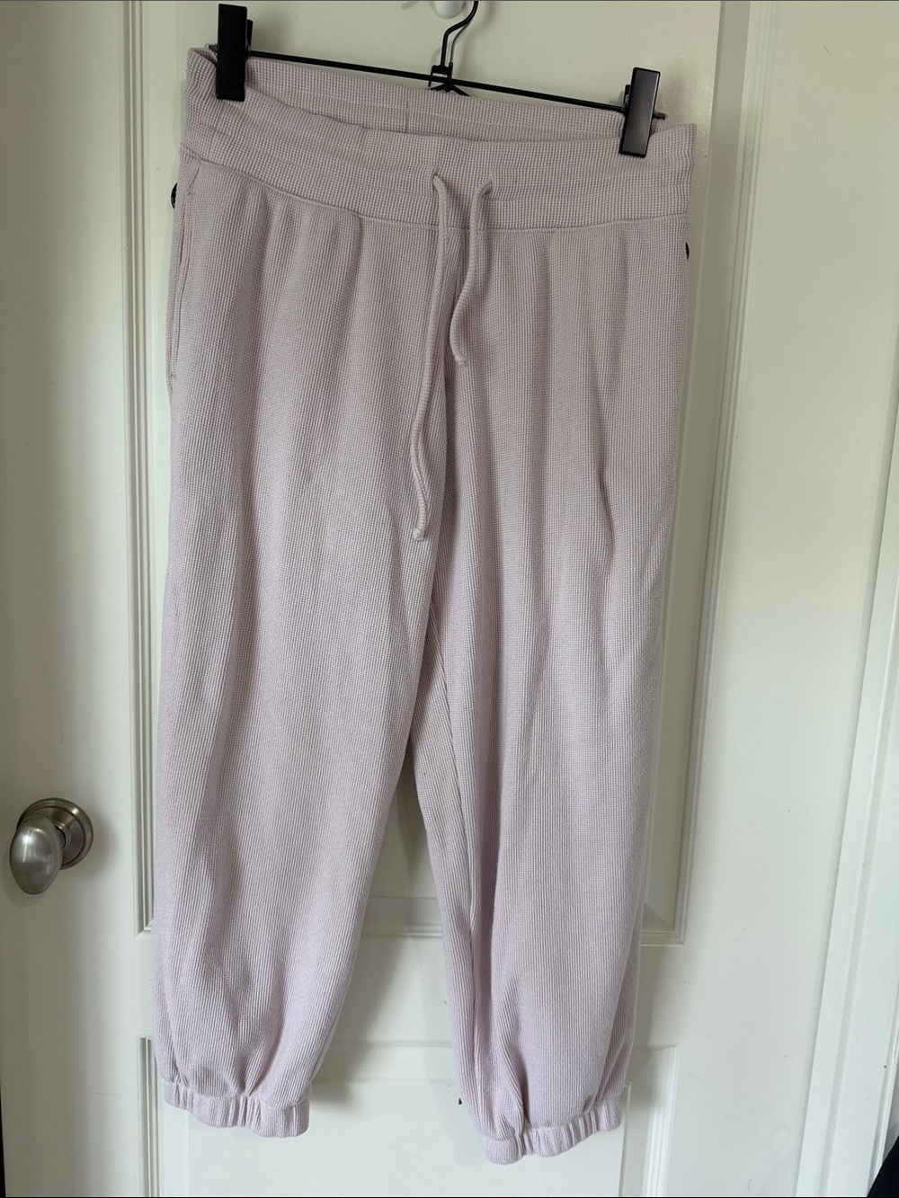 Light Lavender Drawstring Jogger Pants